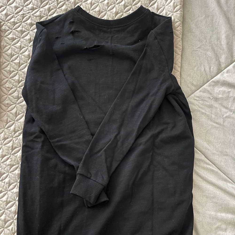 Black sweater dress